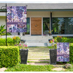Tie Dye Large Garden Flag - Double Sided (Personalized)