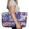 Tie Dye Large Rope Tote Bag - In Context View