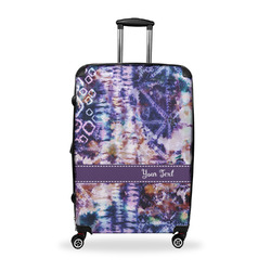 Tie Dye Suitcase - 28" Large - Checked w/ Name or Text