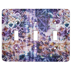 Tie Dye Light Switch Cover (3 Toggle Plate)