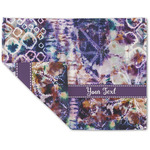 Tie Dye Double-Sided Linen Placemat - Single w/ Name or Text