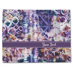 Tie Dye Single-Sided Linen Placemat - Single w/ Name or Text