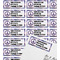 Tie Dye Mailing Label on Envelope - Multiple Labels