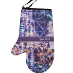 Tie Dye Left Oven Mitt (Personalized)