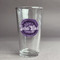 Tie Dye Pint Glass - Two Content - Front/Main