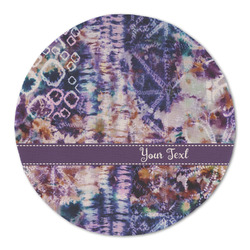 Tie Dye Round Linen Placemat - Single Sided (Personalized)