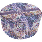 Tie Dye Round Pouf Ottoman (Personalized)