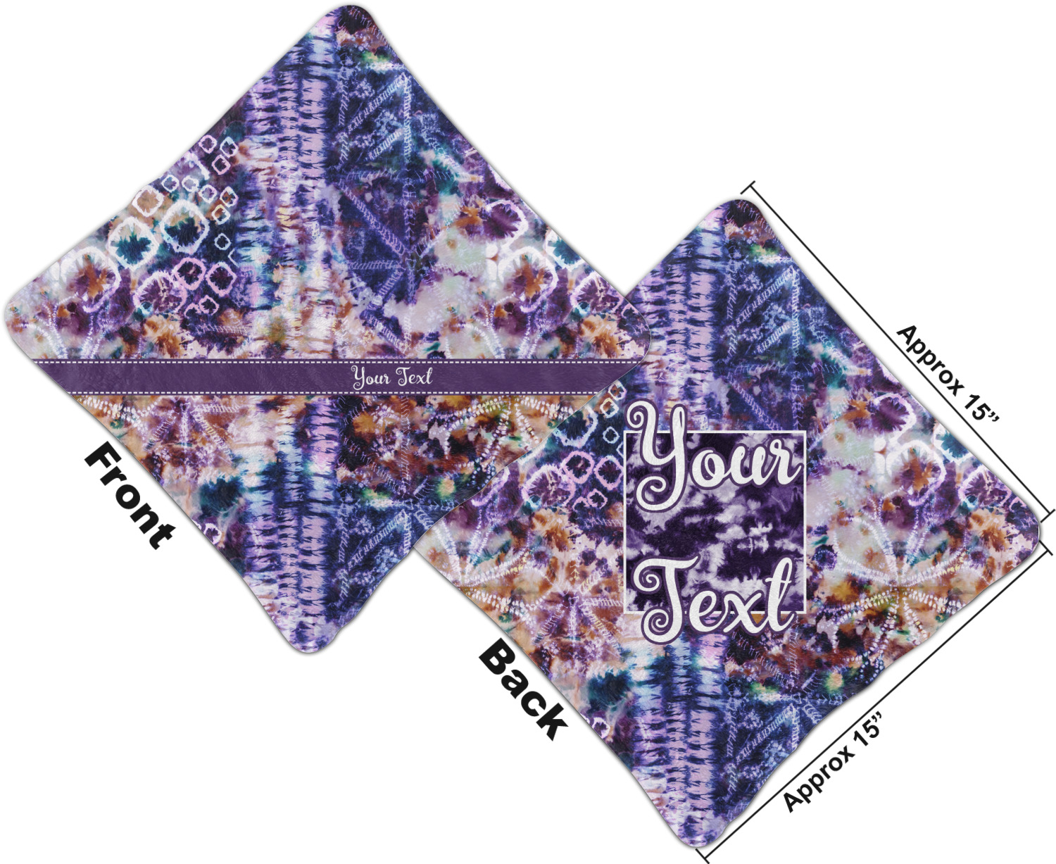 Tie Dye Security Blanket (Personalized) - YouCustomizeIt