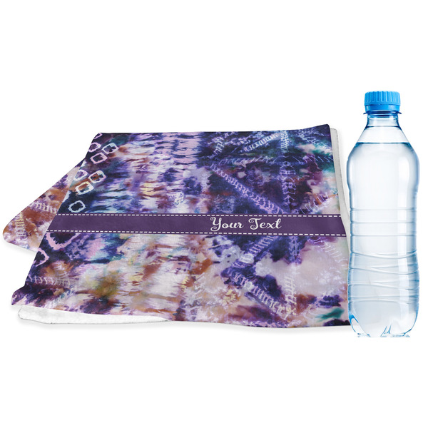 Custom Tie Dye Sports & Fitness Towel (Personalized)