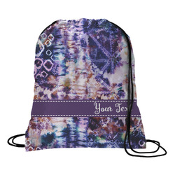 Tie Dye Drawstring Backpack - Medium (Personalized)