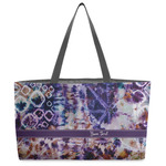 Tie Dye Beach Totes Bag - w/ Black Handles (Personalized)