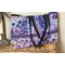 Tie Dye Tote w/Black Handles - Lifestyle View