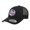 Tie Dye Trucker Hat - Black (Personalized)