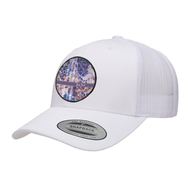 Custom Tie Dye Trucker Hat - White (Personalized)