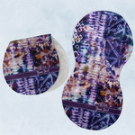 Tie Dye Burp Pads - Velour - Set of 2 w/ Name or Text