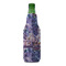 Tie Dye Zipper Bottle Cooler - FRONT (bottle)