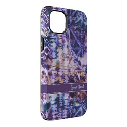 Tie Dye iPhone Case - Rubber Lined - iPhone 14 Plus (Personalized)