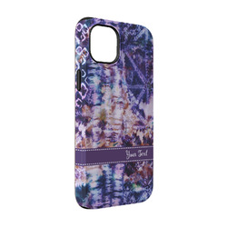Tie Dye iPhone Case - Rubber Lined - iPhone 14 (Personalized)