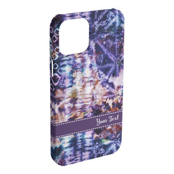 Tie Dye iPhone Case - Plastic - iPhone 15 Plus (Personalized)