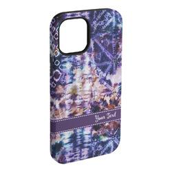 Tie Dye iPhone Case - Rubber Lined - iPhone 15 Plus (Personalized)