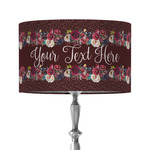 Boho 12" Drum Lamp Shade - Fabric (Personalized)