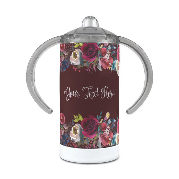 Custom Boho 12 oz Stainless Steel Sippy Cup (Personalized)