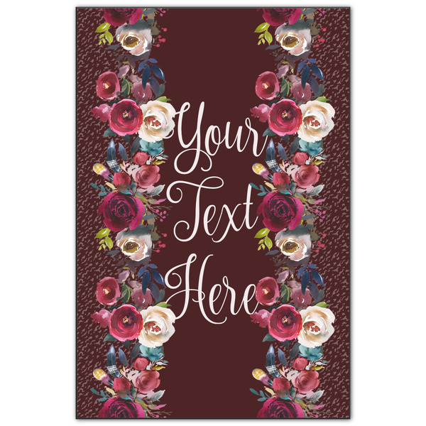 Custom Boho Wood Print - 20x30 (Personalized)