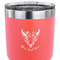 Boho 30 oz Stainless Steel Ringneck Tumbler - Coral - CLOSE UP