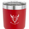 Boho 30 oz Stainless Steel Ringneck Tumbler - Red - CLOSE UP