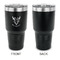 Boho 30 oz Stainless Steel Ringneck Tumblers - Black - Single Sided - APPROVAL