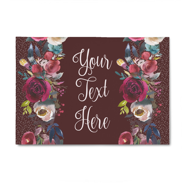 Custom Boho 4' x 6' Patio Rug (Personalized)