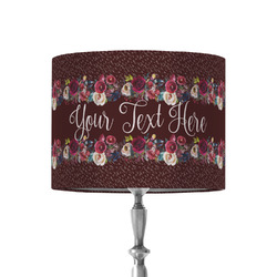 Boho 8" Drum Lamp Shade - Fabric (Personalized)