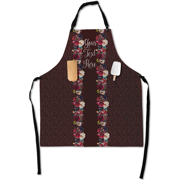 Custom Boho Apron With Pockets w/ Name or Text