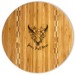 Boho Bamboo Cutting Board (Personalized)