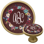 Boho Cabinet Knob - Gold (Personalized)