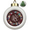 Boho Ceramic Christmas Ornament - Xmas Tree (Front View)