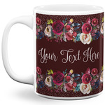 Boho 11 Oz Coffee Mug - White (Personalized)