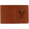 Boho Cognac Leather Passport Holder Outside Single Sided - Apvl