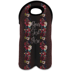 Boho Wine Tote Bag (2 Bottles) (Personalized)