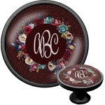 Boho Cabinet Knob (Black) (Personalized)