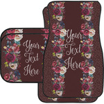 Boho Car Floor Mats Set - 2 Front & 2 Back (Personalized)