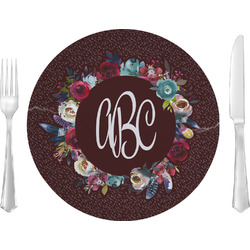 Boho Glass Lunch / Dinner Plate 10" (Personalized)