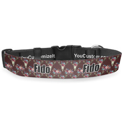Boho Deluxe Dog Collar - Medium (11.5" to 17.5") (Personalized)