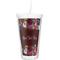 Boho Double Wall Tumbler with Straw (Personalized)