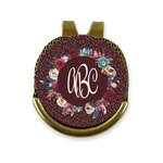 Boho Golf Ball Marker - Hat Clip - Gold