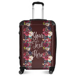 Boho Suitcase - 24" Medium - Checked (Personalized)