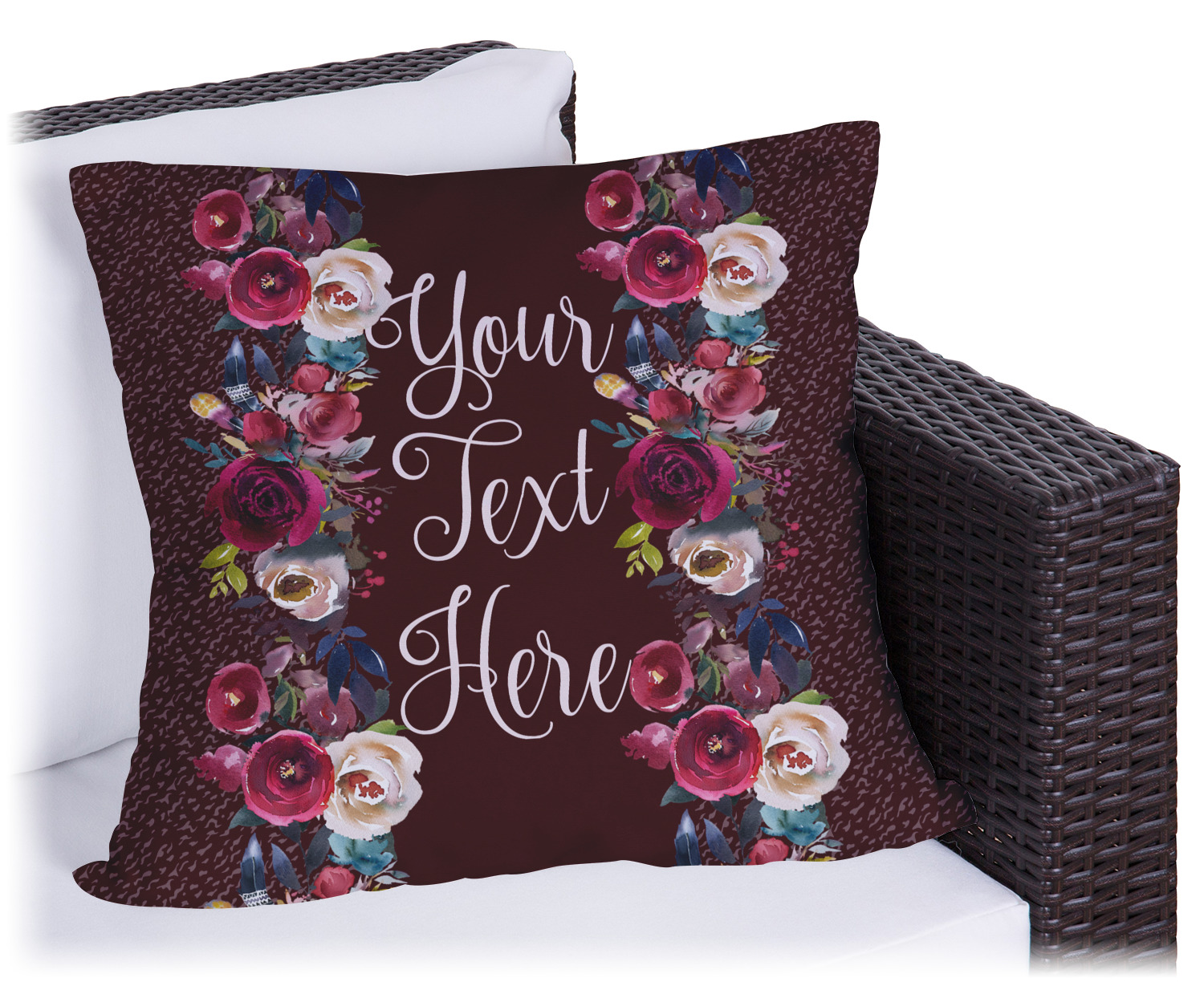 Boho Outdoor Pillow (Personalized) - YouCustomizeIt