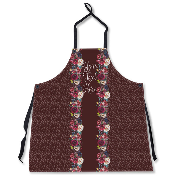 Custom Boho Apron Without Pockets w/ Name or Text