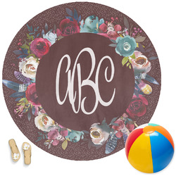 Boho Round Beach Towel (Personalized)