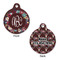 Boho Round Pet Tag - Front & Back